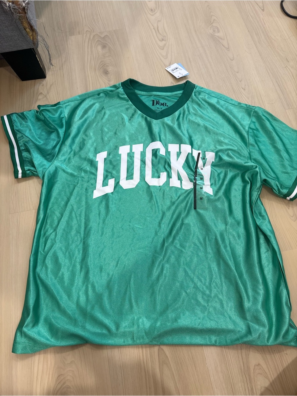 Target Green "LUCKY" Short Sleeve Jersey